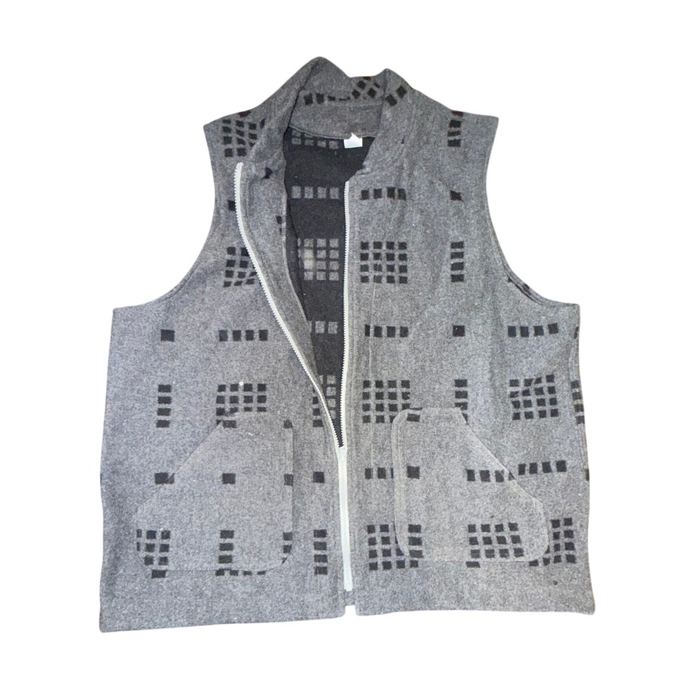 Vintage Filson 100% Virgin Wool Full Zip Vest Sz XXL